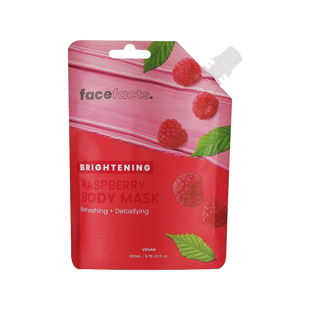 Маска для тіла Face Facts Brightening Raspberry Body Mask Освітлювальна Малина 200 мл (5031413928747) - изображение 1