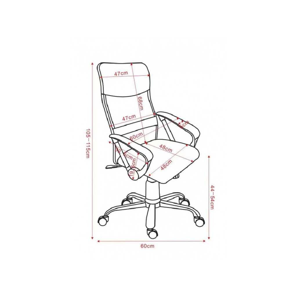 Офісне крісло GT Racer B-710 Black - зображення 3