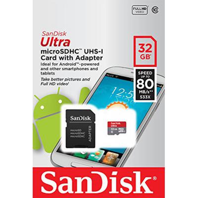 Карта пам'яті SanDisk 32GB microSD Class10 UHS-I (SDSQUNC-032G-GN6MA) - зображення 4