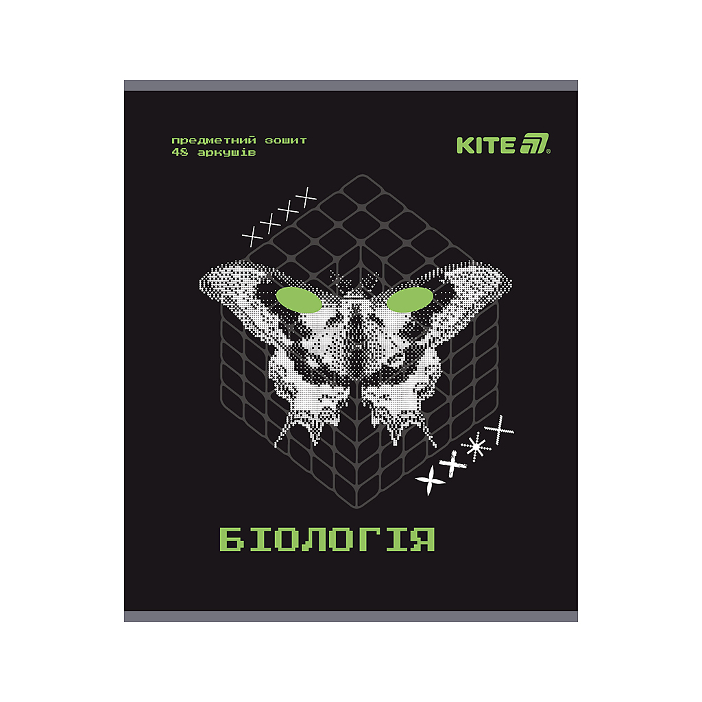 Зошит Kite предметний Techno 48 аркуші, клітинка, біологія (K25-240-7) - зображення 1