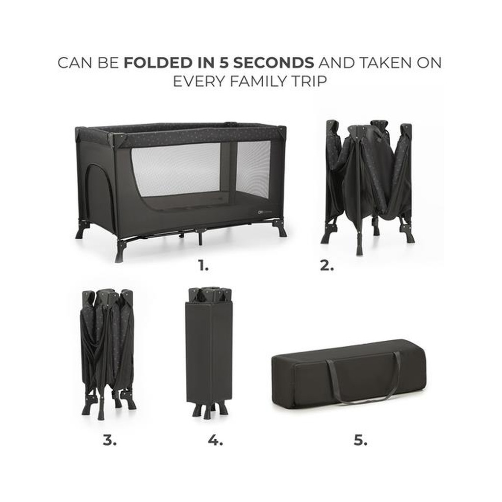 Дитячий манеж Kinderkraft Joy Light Grey (5902533925193) - зображення 3