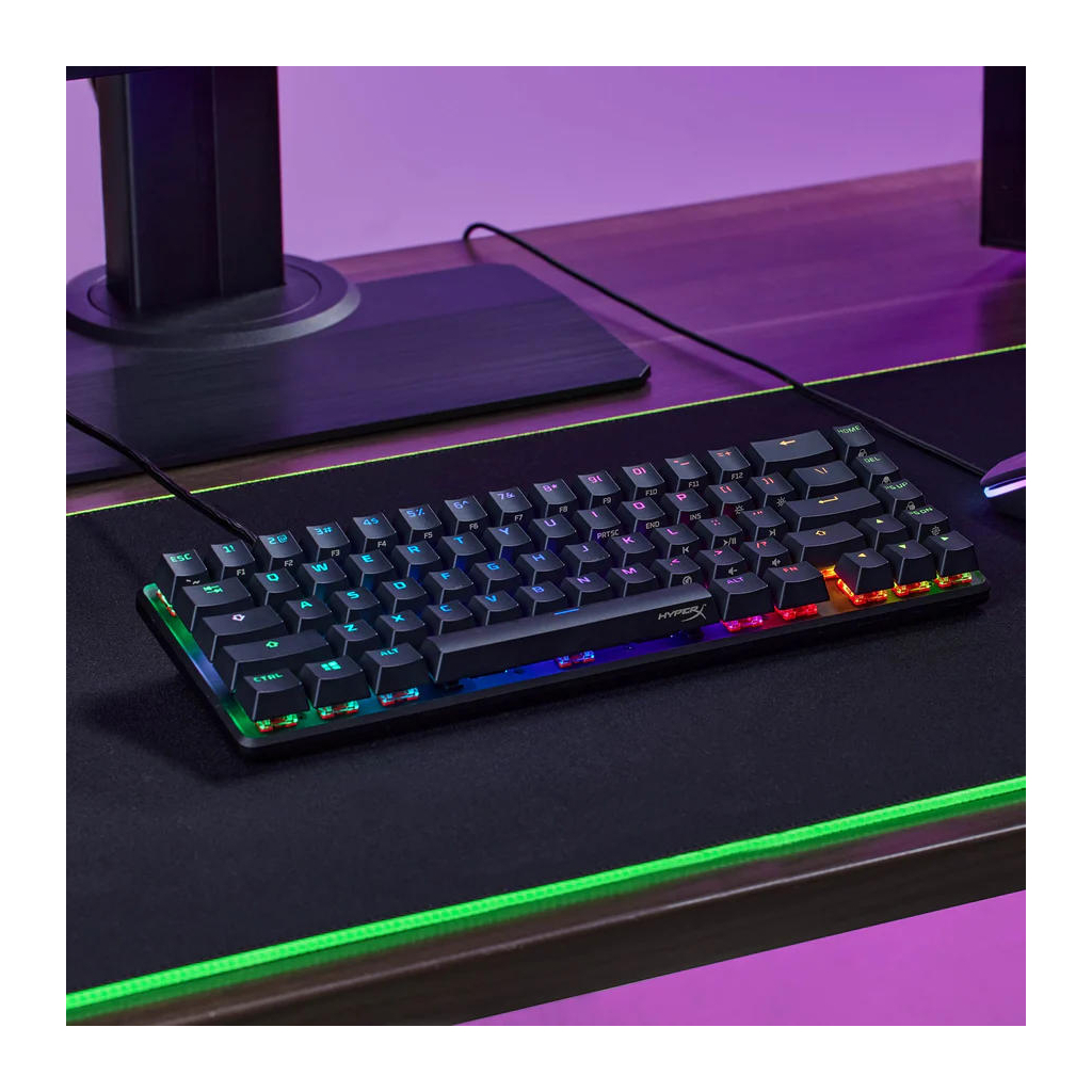 Клавіатура HyperX Alloy Origins 65 HX Red USB UA Black (4P5D6AA) - зображення 4