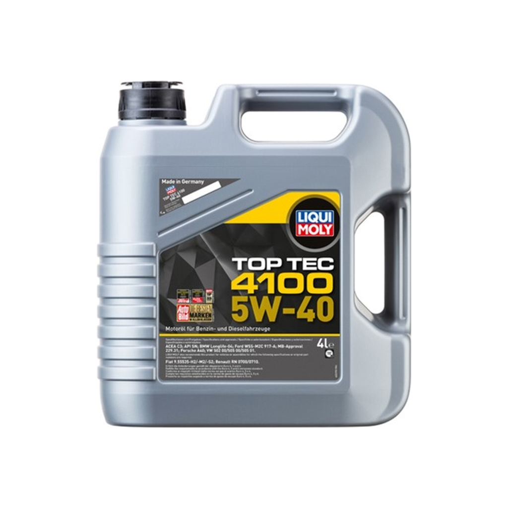 Моторна олива Liqui Moly Top Tec 4100 SAE 5W-40 4л. (2195) - зображення 1