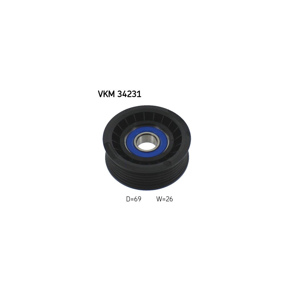 Ролик натягувача ременя SKF VKM 34231 - зображення 1