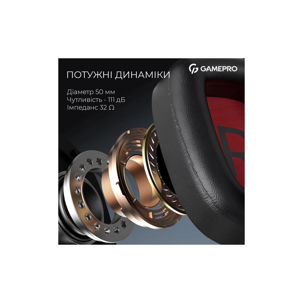 Навушники GamePro Asgard Valkyria RGB Tri-Mod (HSW249B) - зображення 8