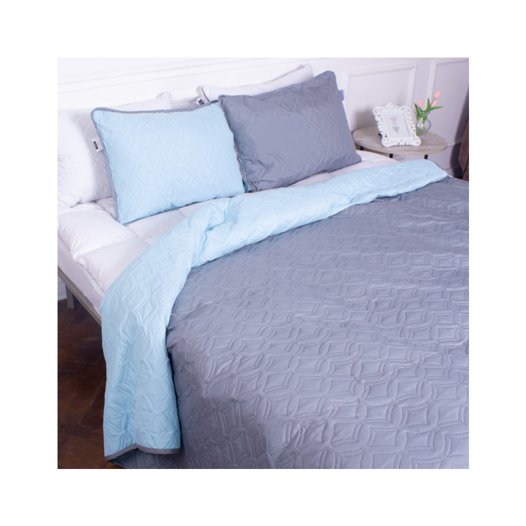 Покривало MirSon Elegantly Line №7013 Kyanite 200х220 см (2200005374573) - зображення 1