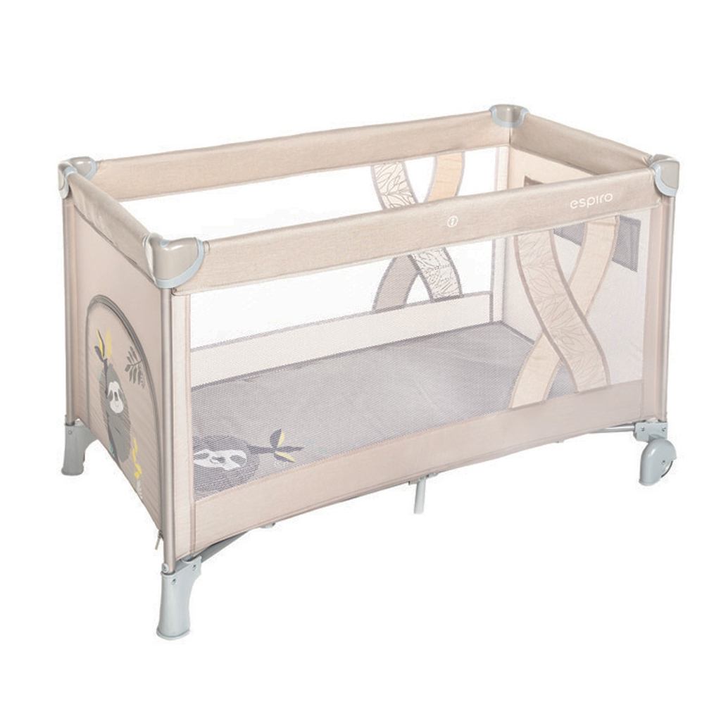 Дитячий манеж Espiro ліжечко Simple 2022 (09 Beige) (206313) - зображення 1