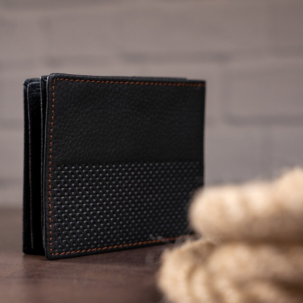 Гаманець Vintage Шкіряний Чорний (14452) - изображение 6