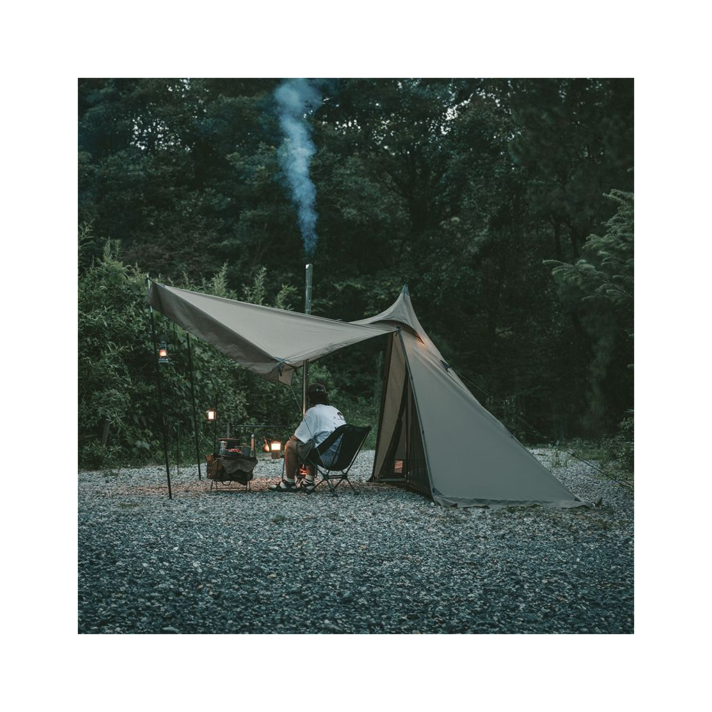 Намет Naturehike із гострою верхівкою CNK2300ZP025 коричневий (6976023922534) - зображення 2