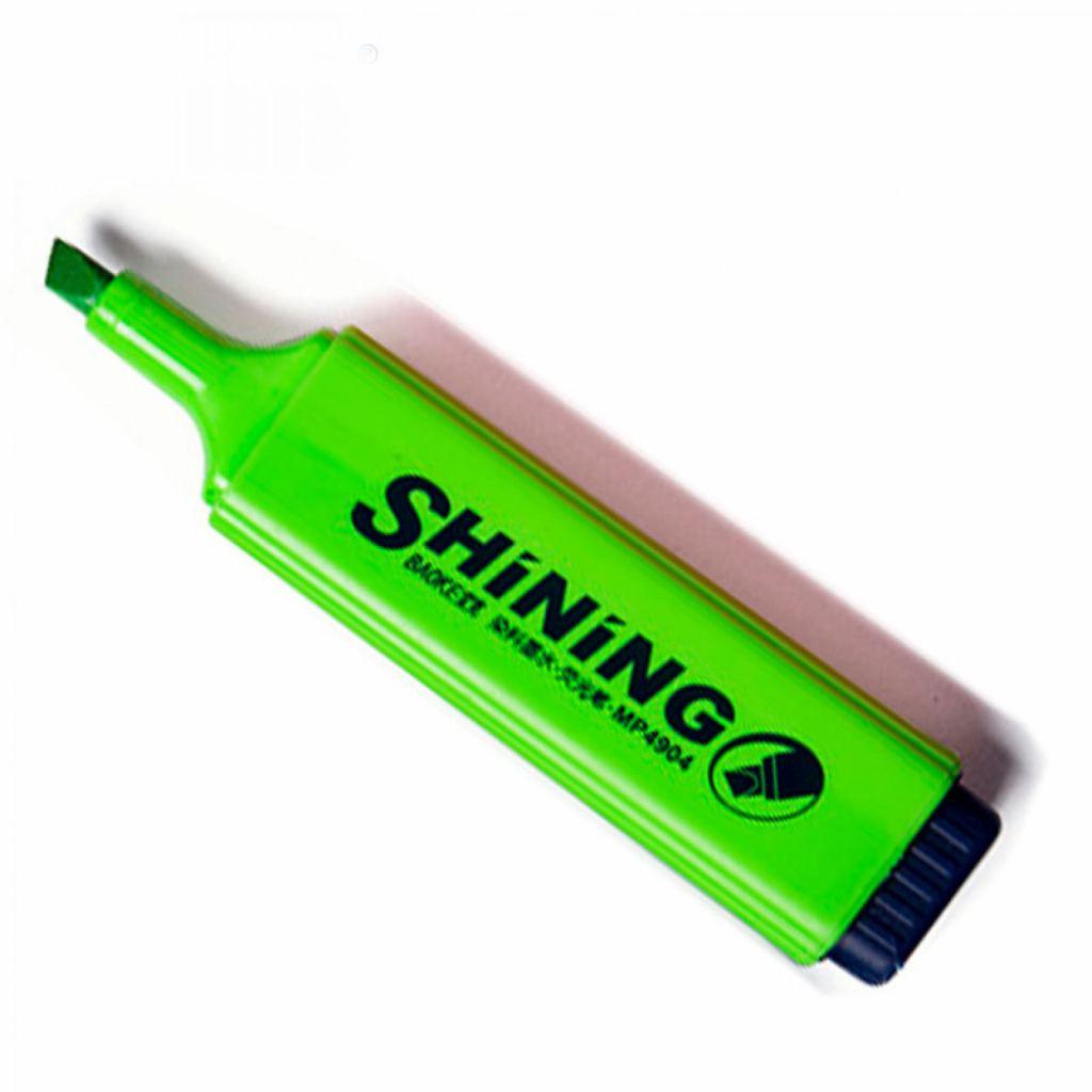 Маркер Baoke текстовий, 2-4 мм зелений Shining (MARK-TXT-BAO-MP4904G) - зображення 2