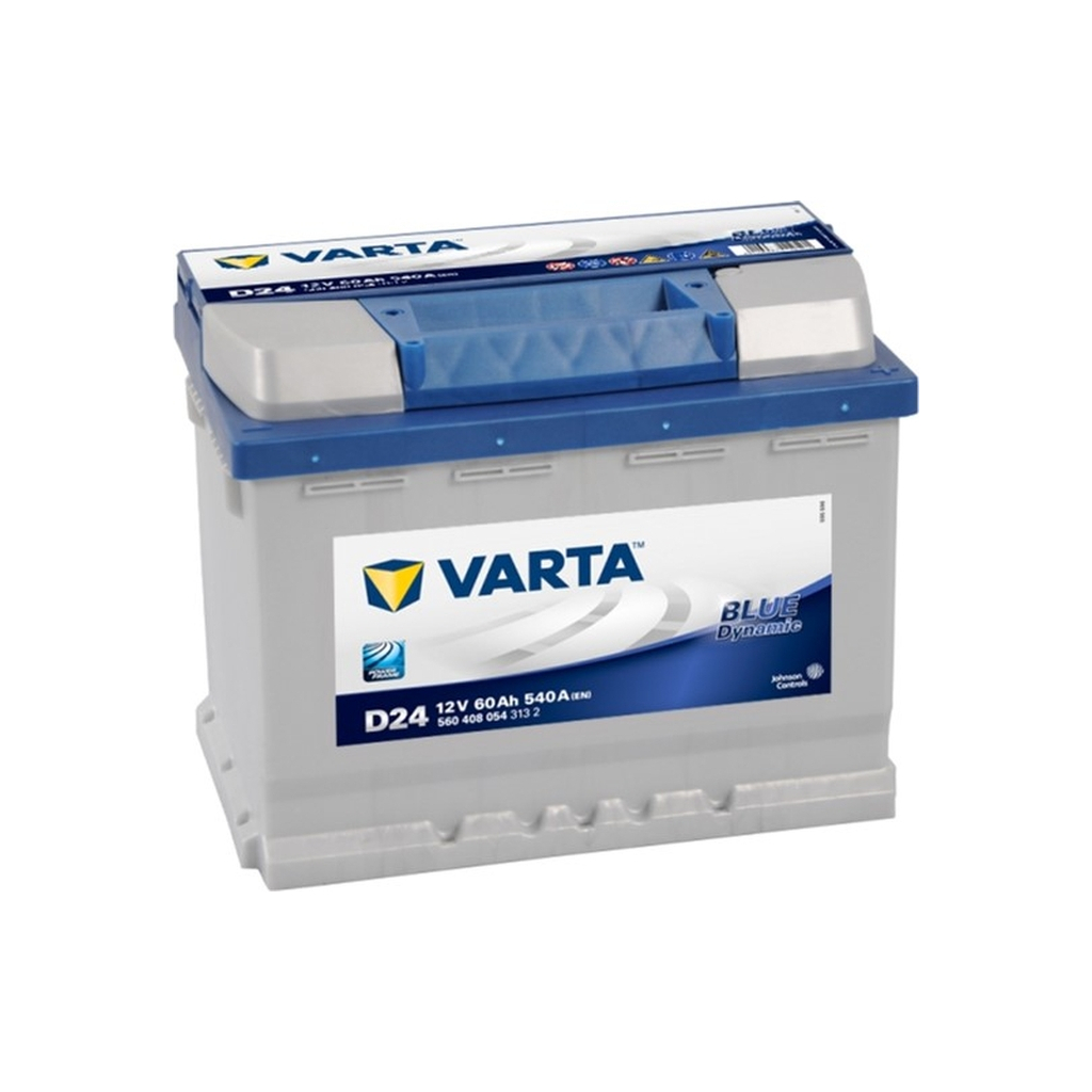 Акумулятор автомобільний Varta 60Ач Blue Dynamic D24 (560408054) - зображення 1