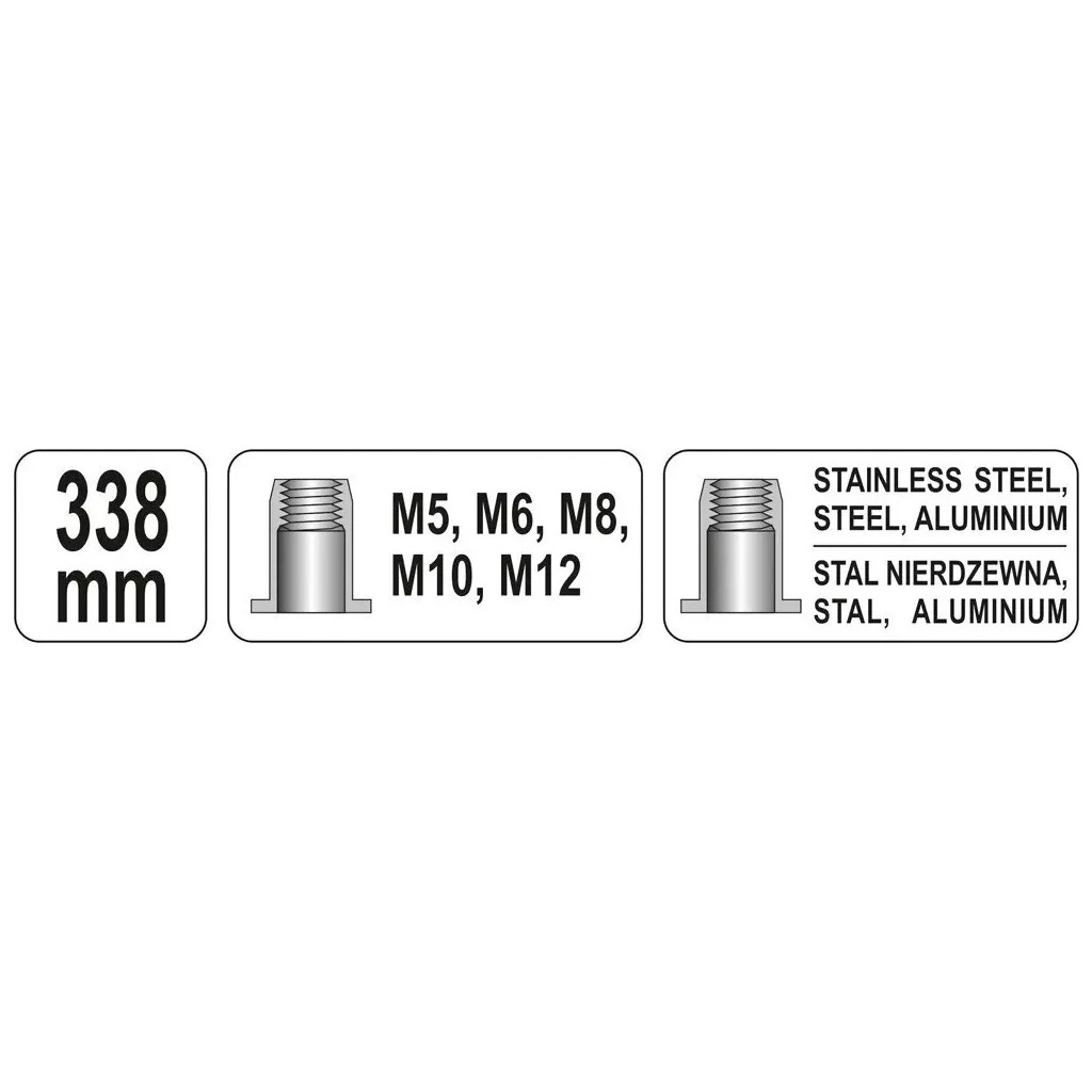 Заклепувальник Yato YT-36119 - зображення 8