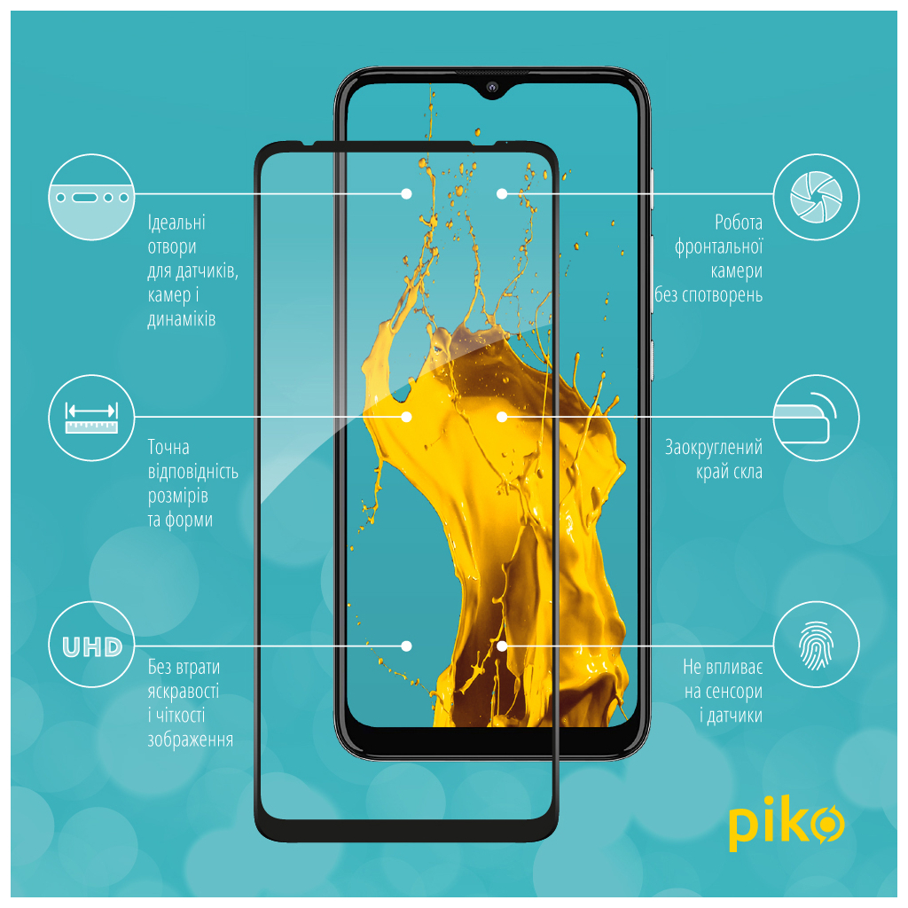 Скло захисне Piko Full Glue MOTO E20 (1283126521270) - зображення 3