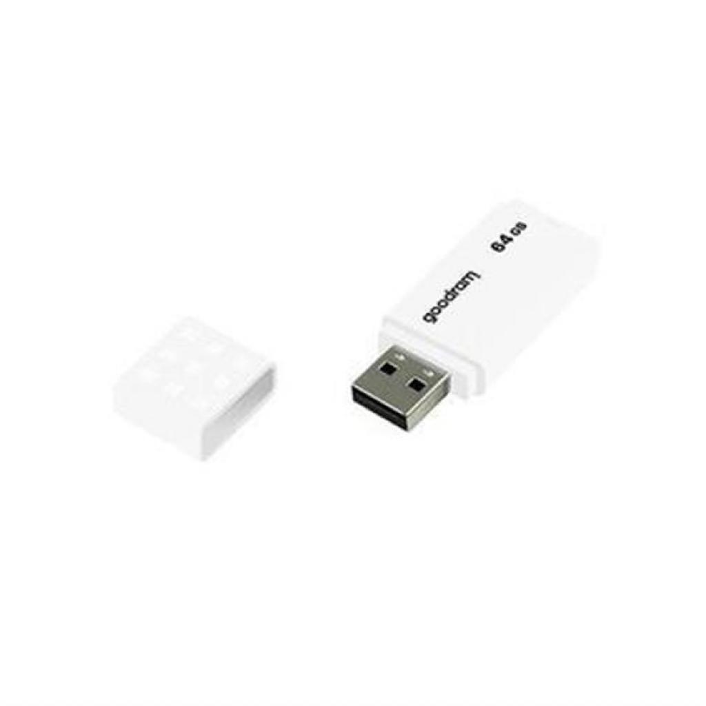 USB флеш накопичувач Goodram 64GB UME2 White USB 2.0 (UME2-0640W0R11) - зображення 2