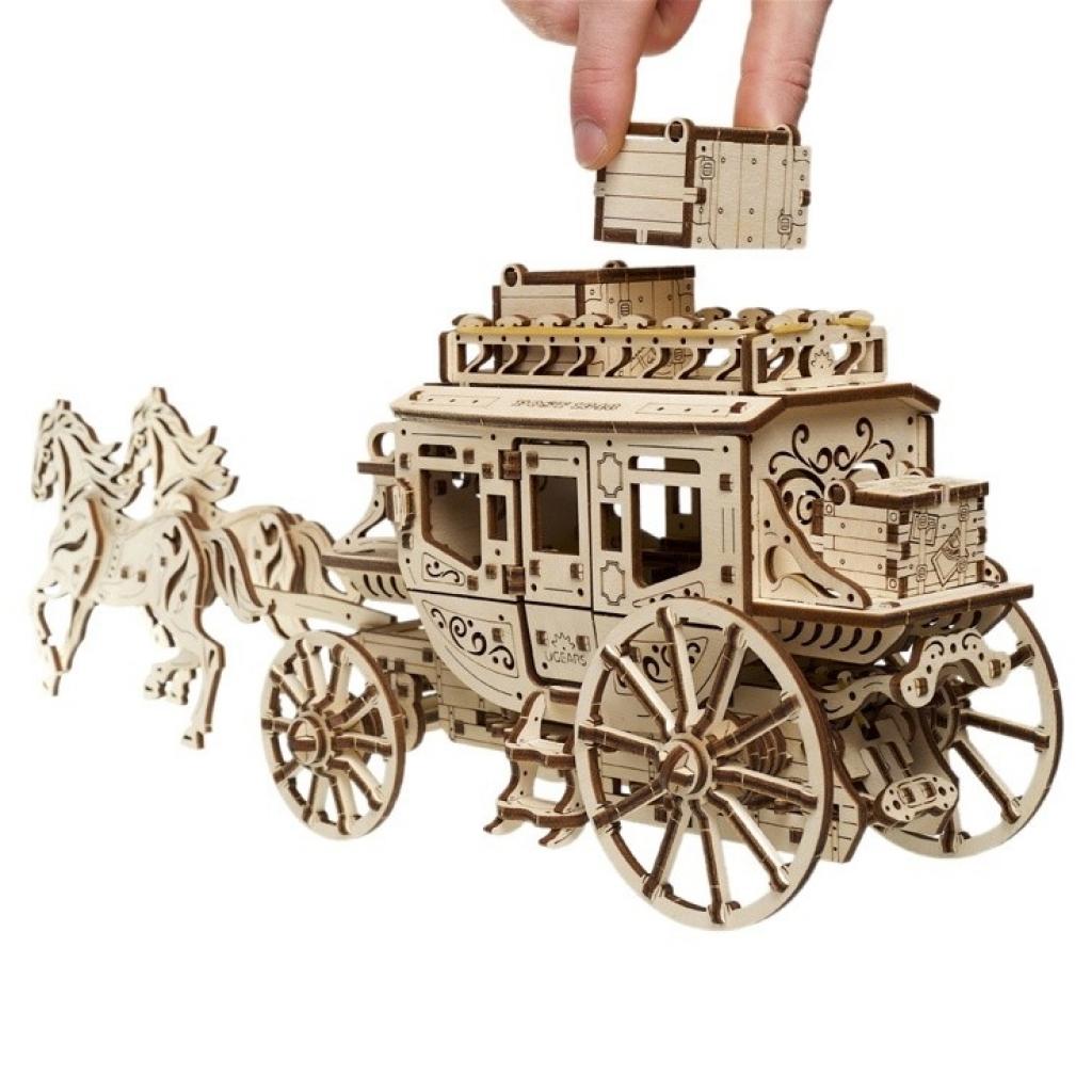 Конструктор Ugears механічний Поштовий диліжанс (70045) - зображення 5