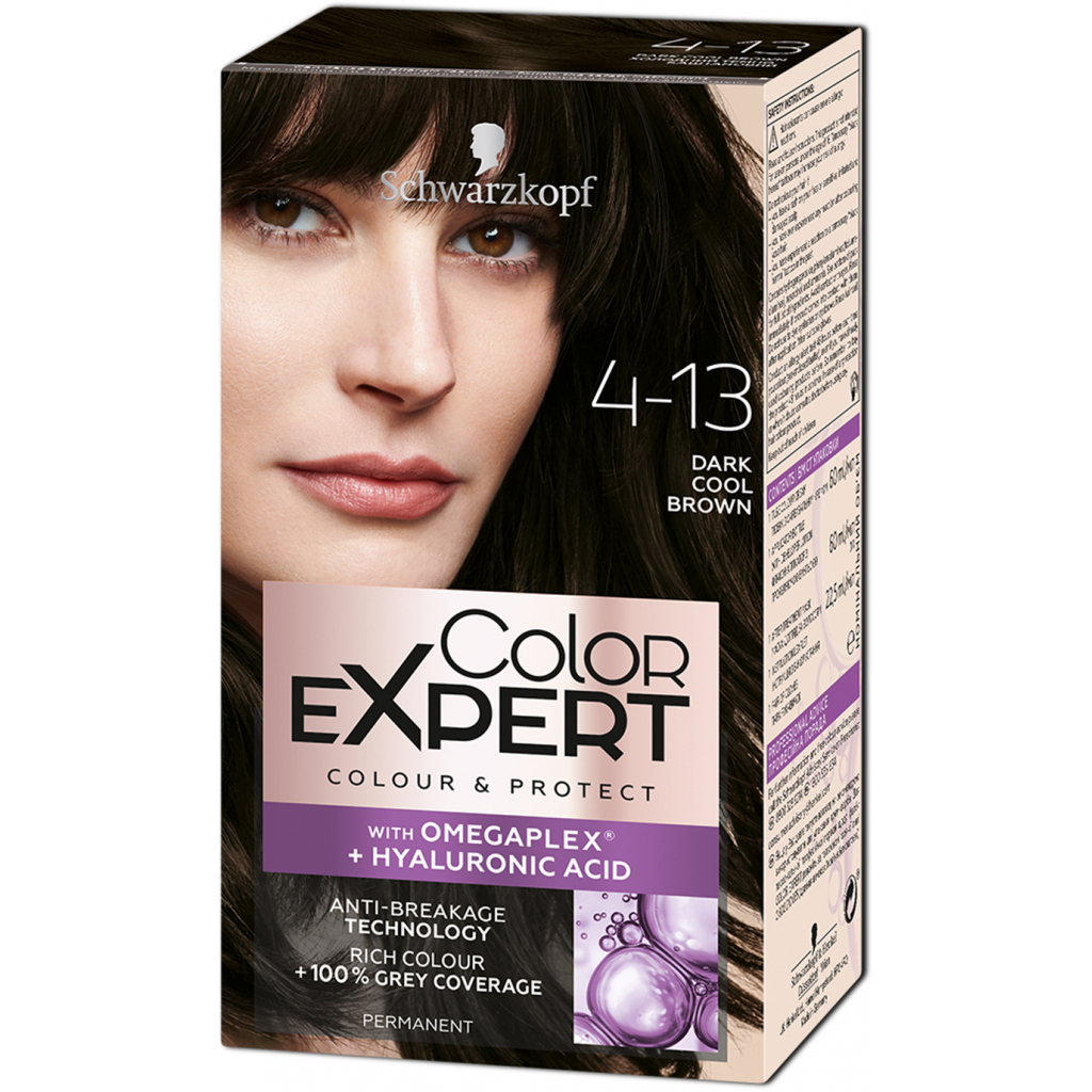 Фарба для волосся Color Expert 4-13 Холодний Темно-Каштановий 142.5 мл (5012583206088) - зображення 1