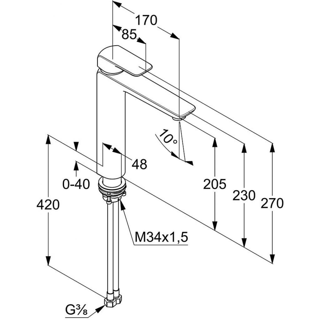 Змішувач KLUDI AMEO (412960575) - зображення 2