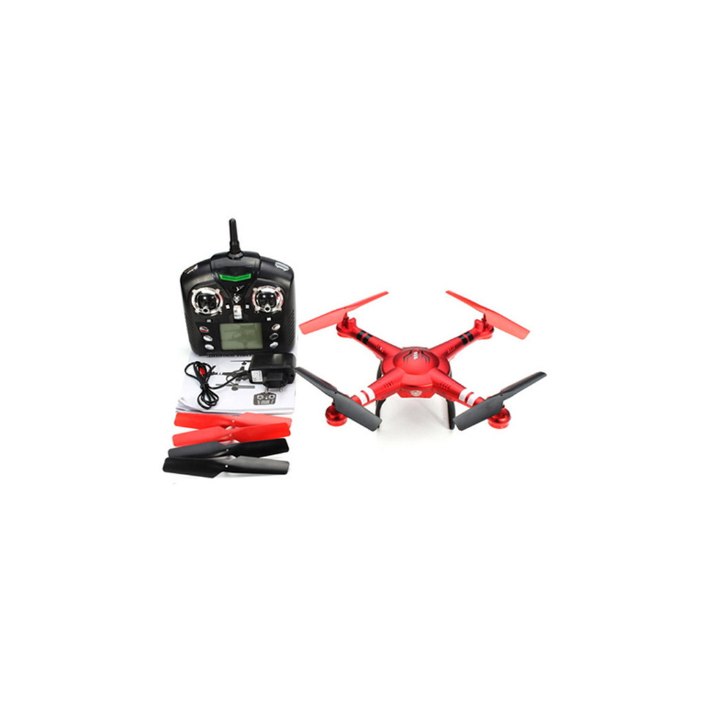 Радіокерована іграшка WL Toys Квадрокоптер Spaceship з барометром та FPV системою (червоний) (WL-Q222G-R) - зображення 4