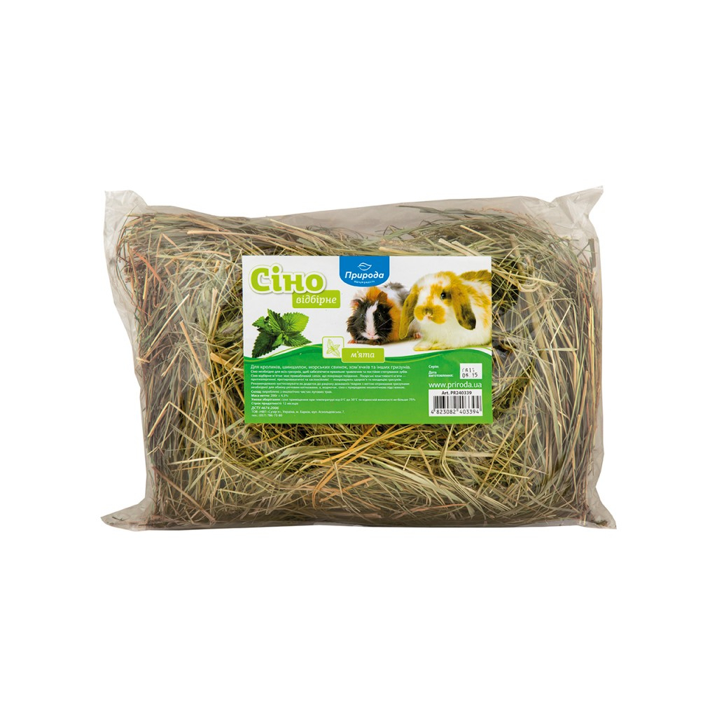 Корм для гризунів Природа М'ята 200 г (4823082403394) - изображение 1