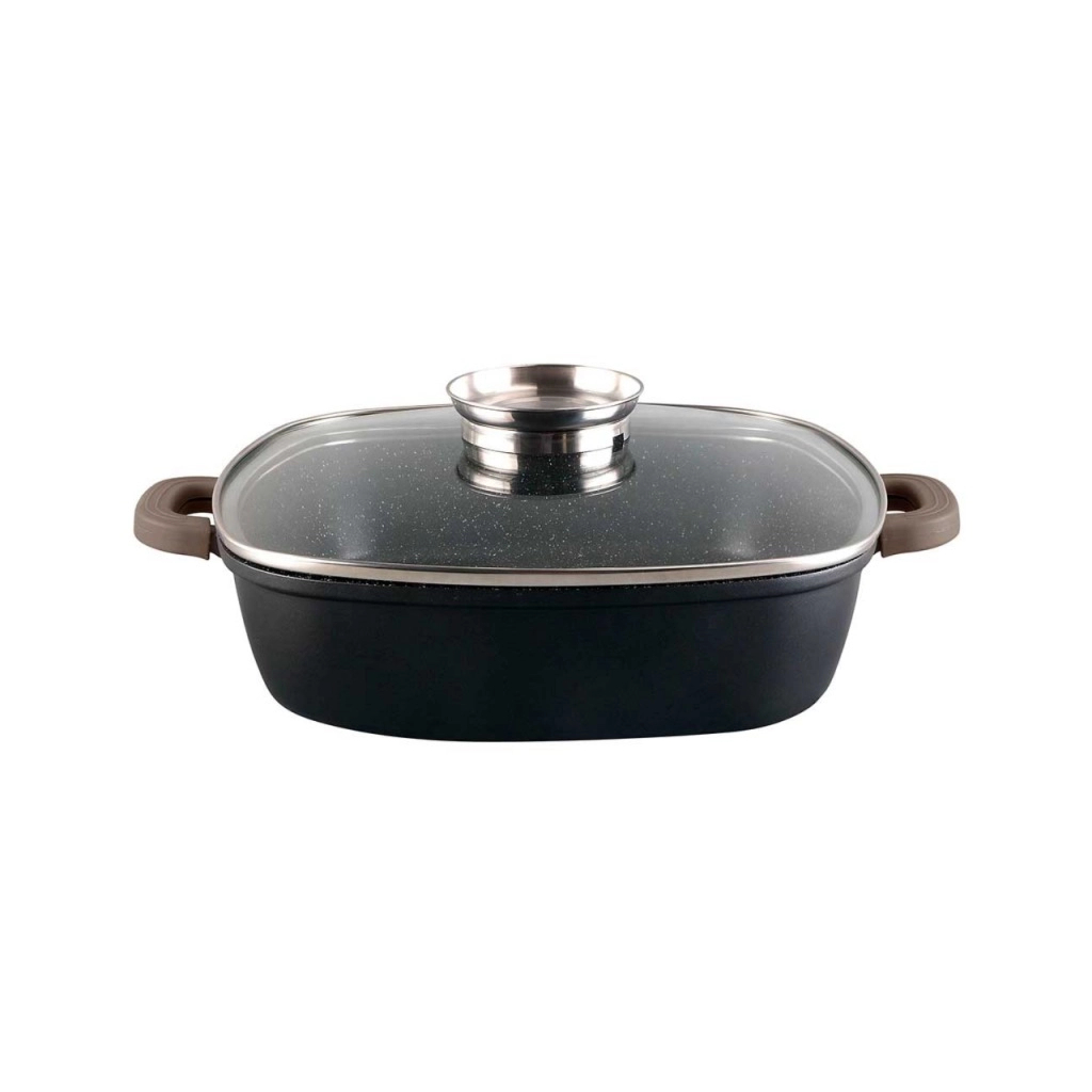 Сковорода Ringel Meyer з двома ручками 28 см (4.2л) з кришкою (RG-2129-28s) - зображення 1