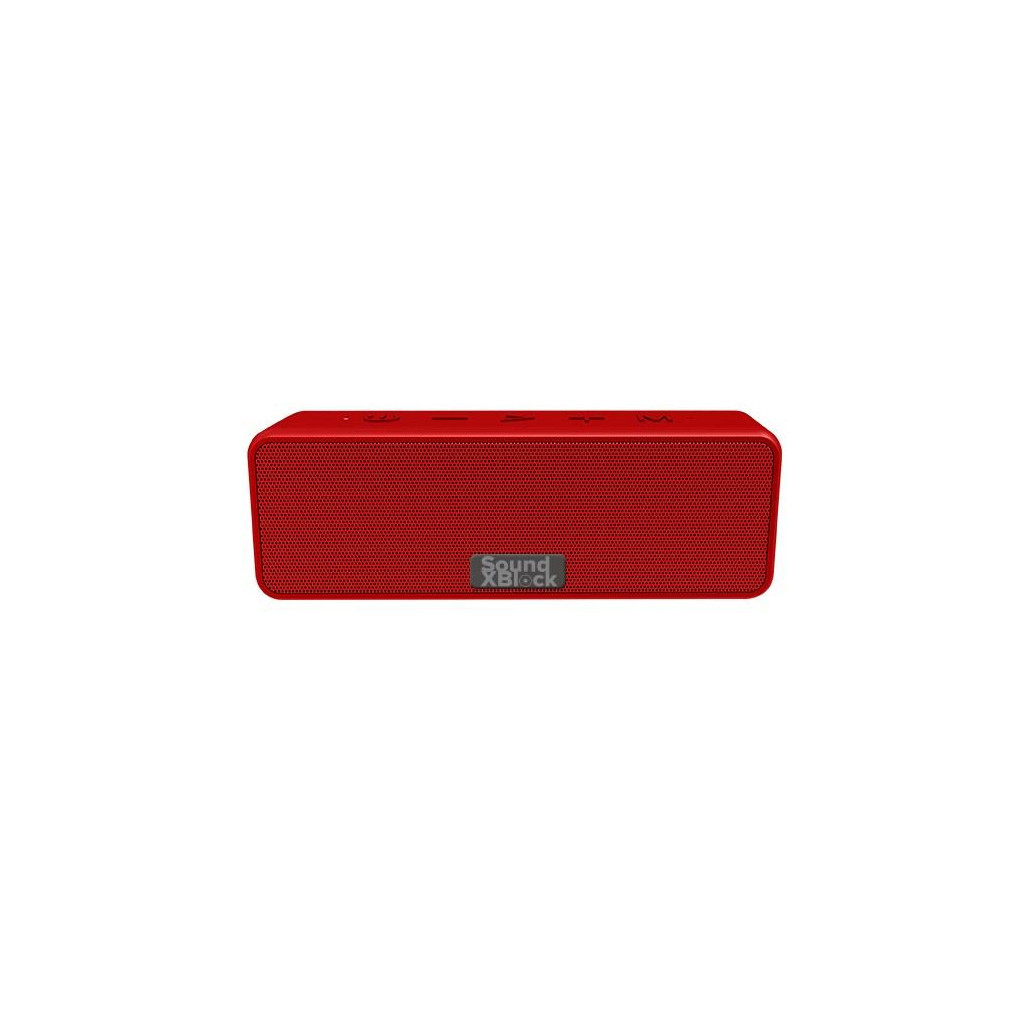 Акустична система 2E SoundXBlock TWS MP3 Wireless Waterproof Red (2E-BSSXBWRD) - зображення 1