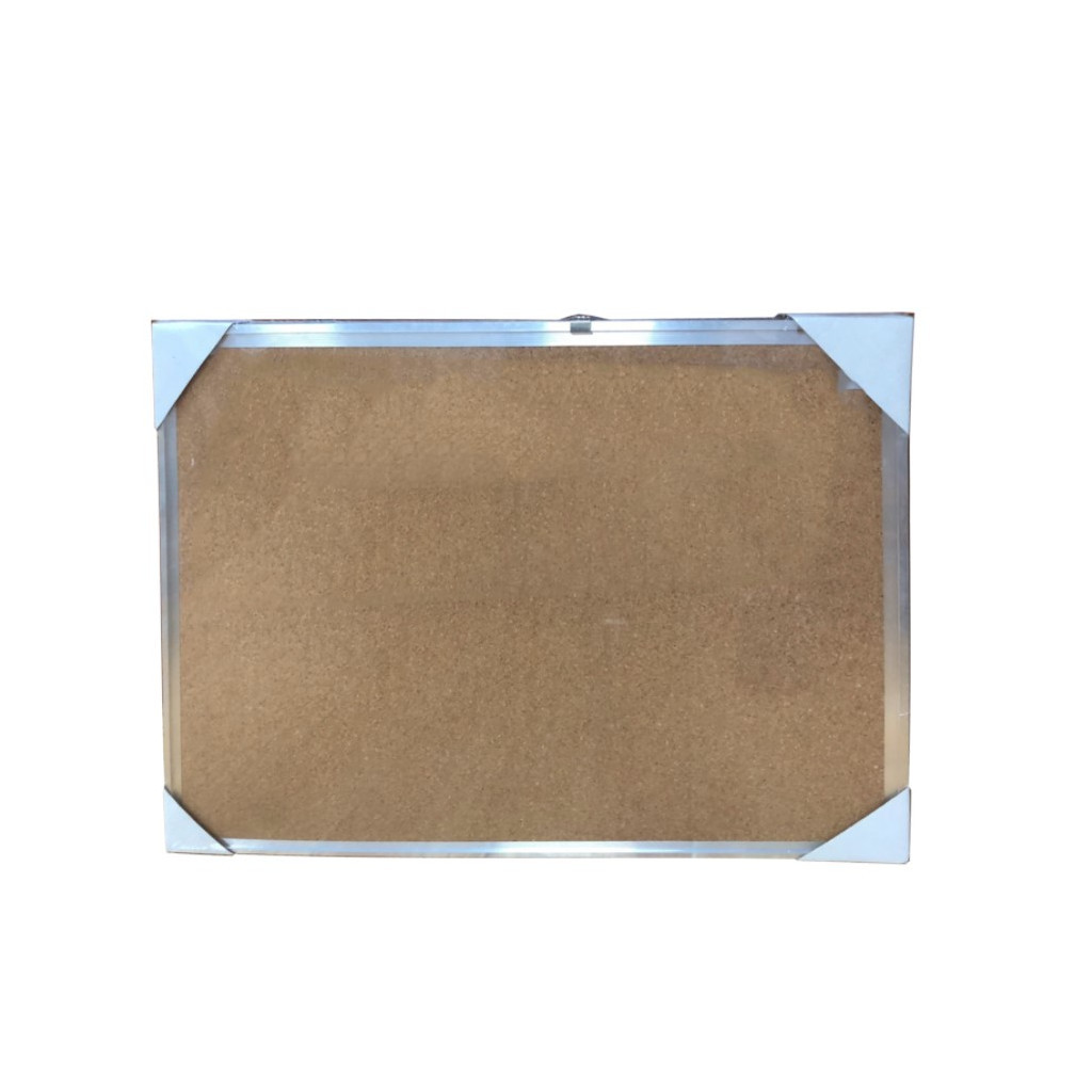 Офісна дошка H-Tone коркова 90х120 см, алюмінієва рамка (BOARD-HT-JJ41122-4) - зображення 1