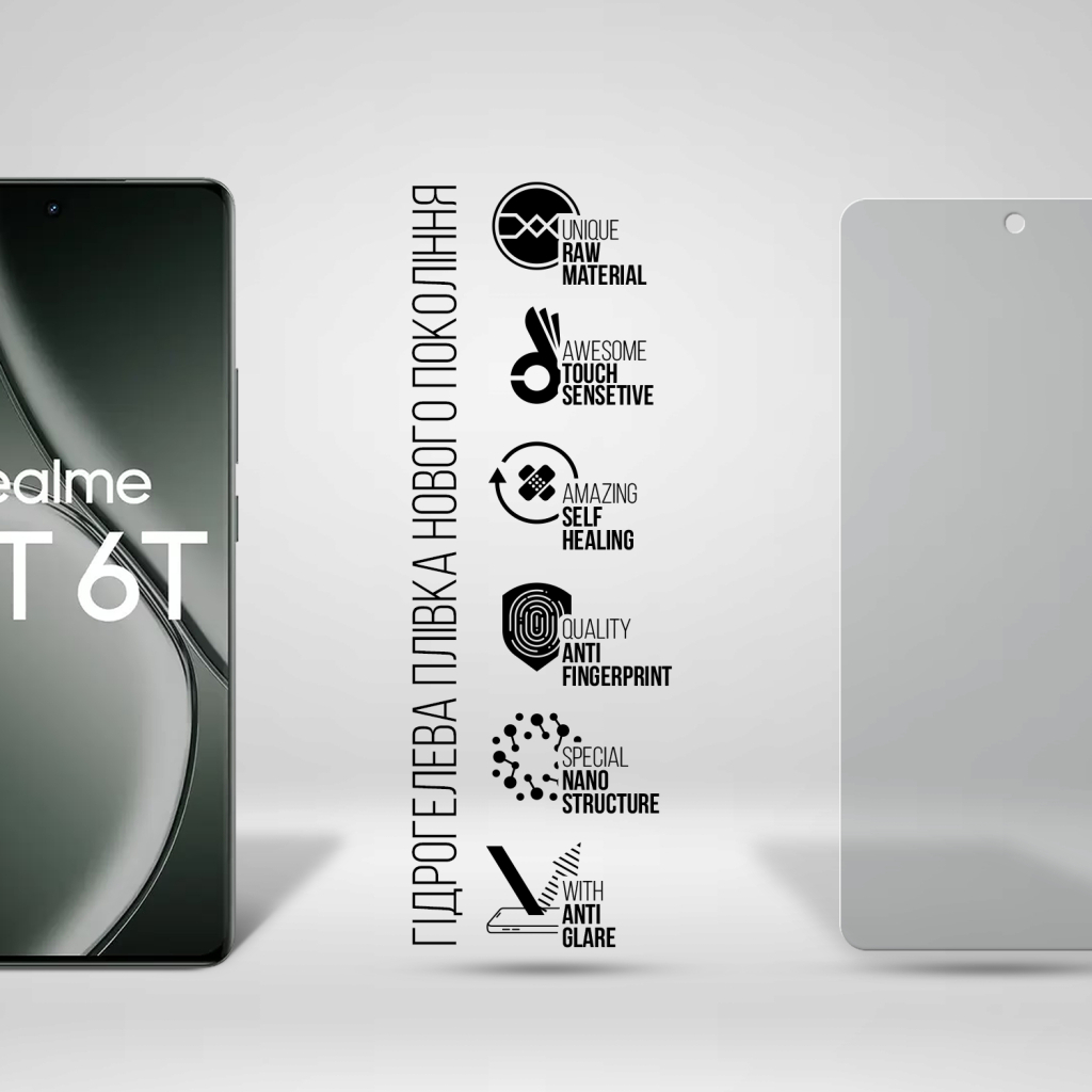 Плівка захисна Armorstandart Matte Realme GT 6T 5G (ARM77908) - зображення 2