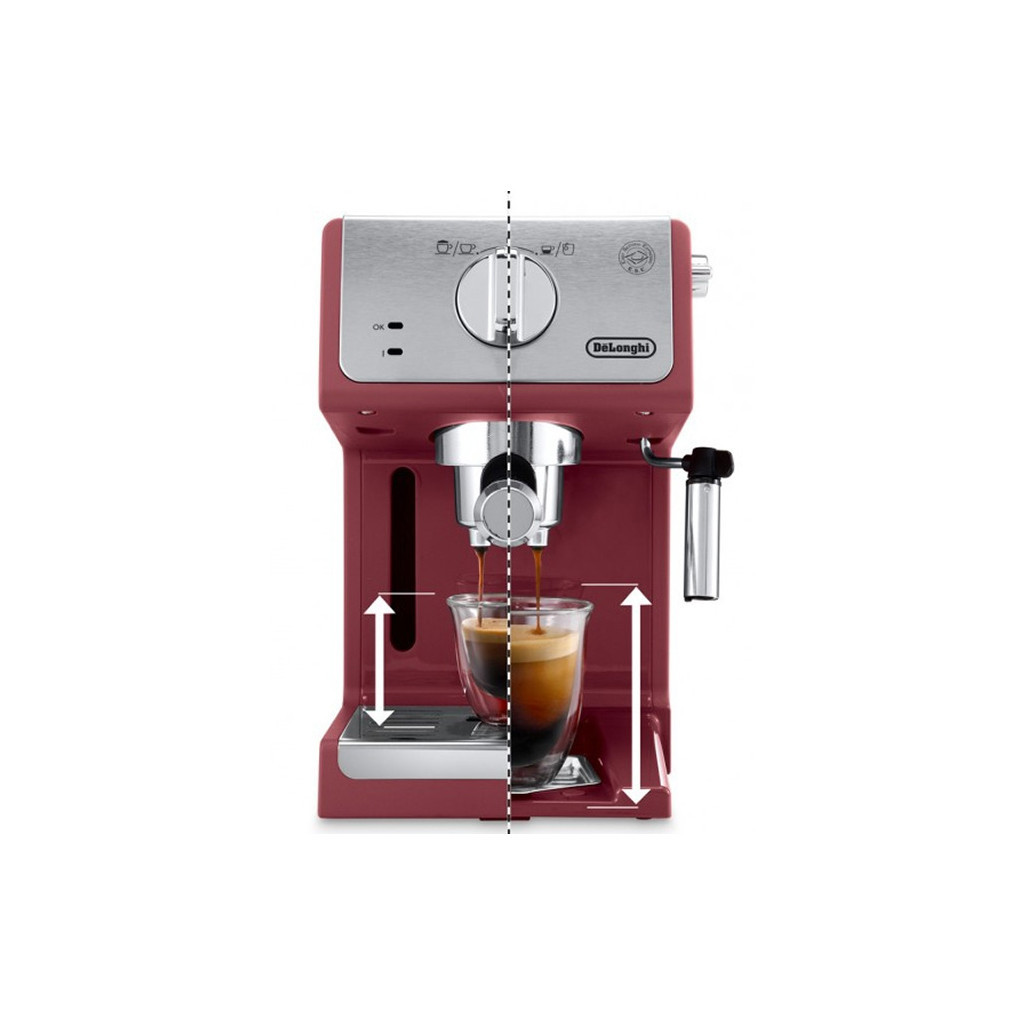 Ріжкова кавоварка еспресо DeLonghi ECP 33.21 R (ECP33.21R) - зображення 3