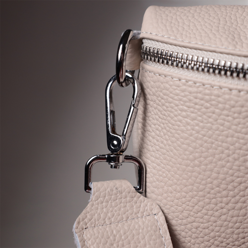 Сумка Vintage Шкіряна жіноча через плече з міні гаманцем Біла (22664) - зображення 12