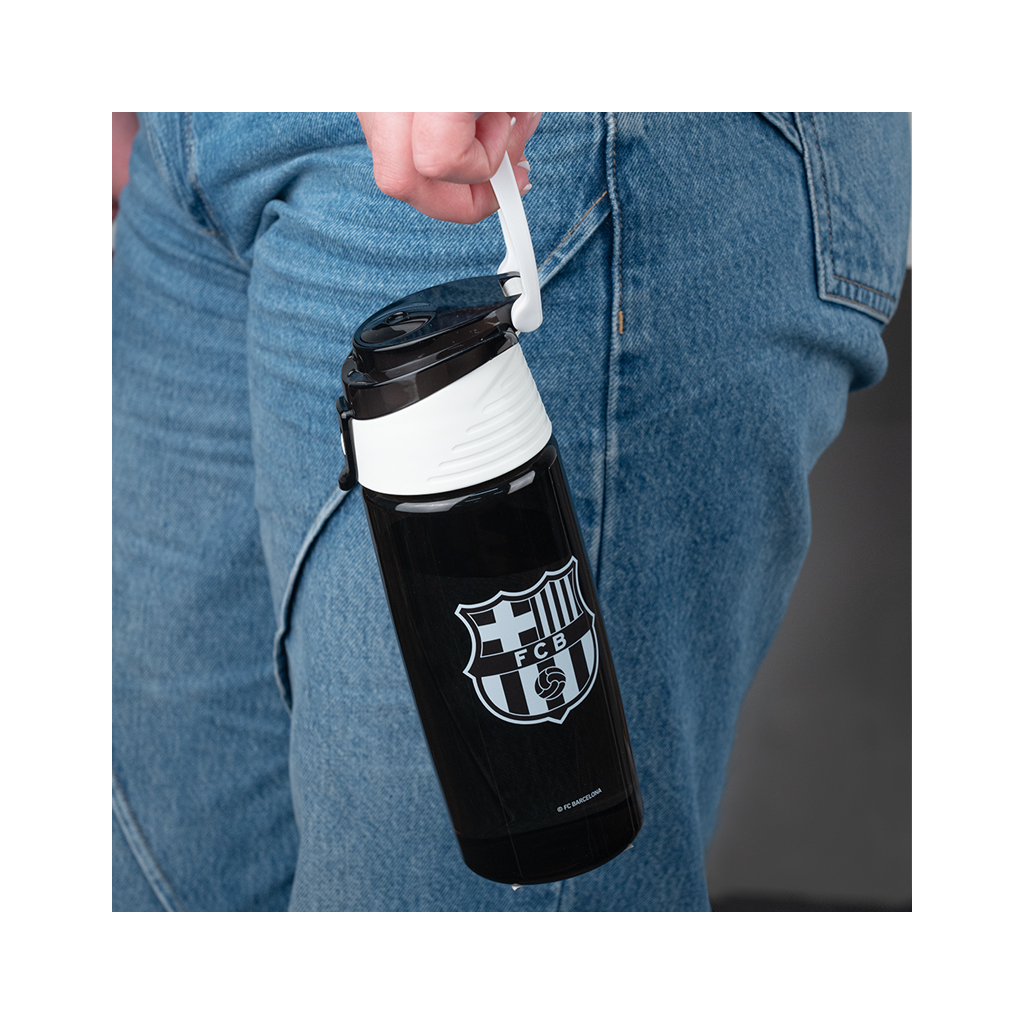 Поїльник-непроливайка Kite FC Barcelona 550 мл, чорна (BC25-401) - зображення 4