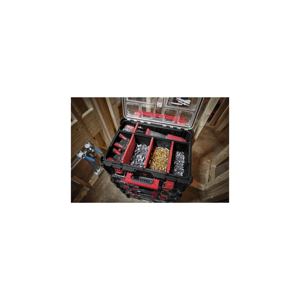 Ящик для інструментів Milwaukee органайзер глибокий PACKOUT 507x386x170 (4932478625) - зображення 6