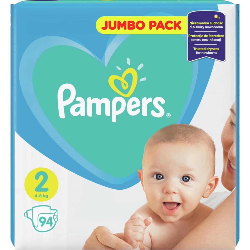 Підгузки Pampers New Baby Mini Розмір 2 (4-8 кг) 94 шт (8001090948137) - зображення 2