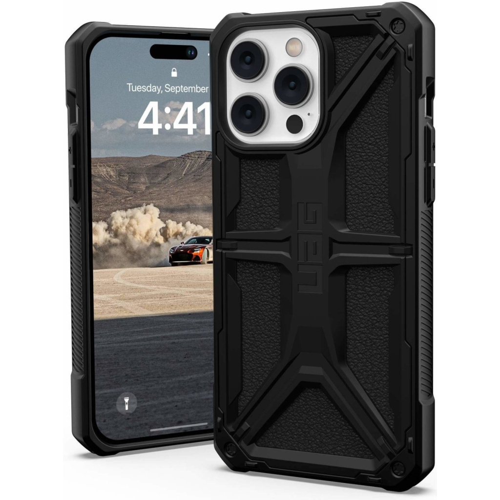 Чохол до мобільного телефона UAG Apple iPhone 14 Pro Max Monarch, Black (114035114040) - зображення 8