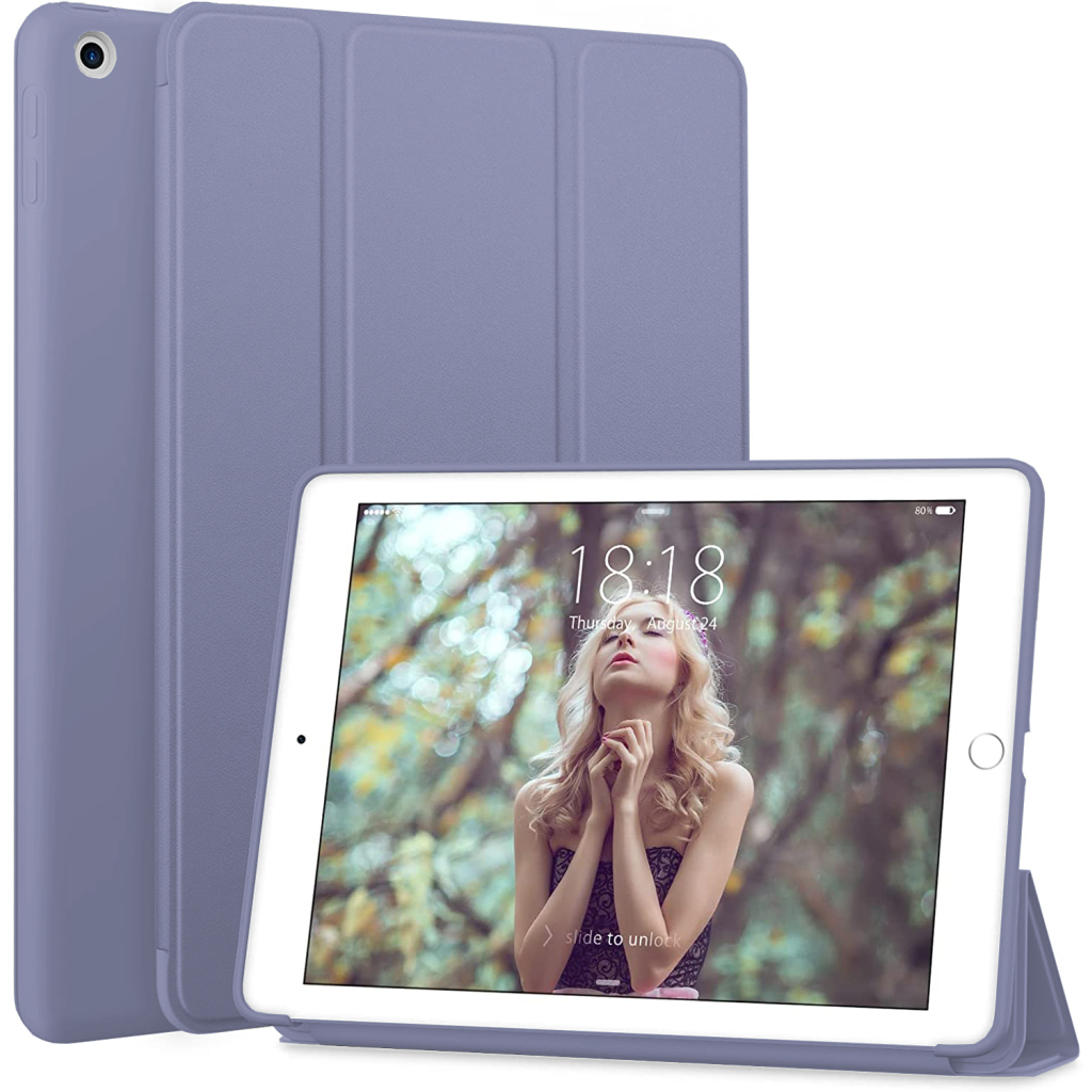 Чохол до планшета BeCover Tri Fold Soft TPU Silicone Apple iPad Air 4 10.9 2020/2021 Purple (706873) - зображення 2