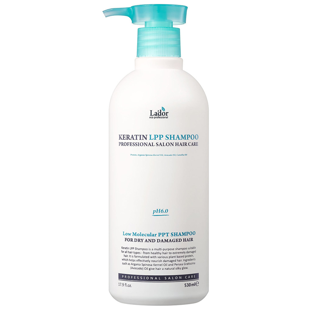 Шампунь La'dor Keratin LPP Shampoo Кератиновий безсульфатний 530 мл (8809500811053) - зображення 1