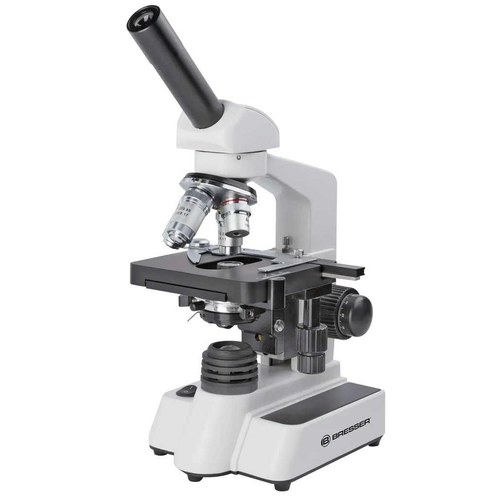 Мікроскоп Bresser Erudit DLX 40-1000x Black/White (5102000) (913802) - зображення 1