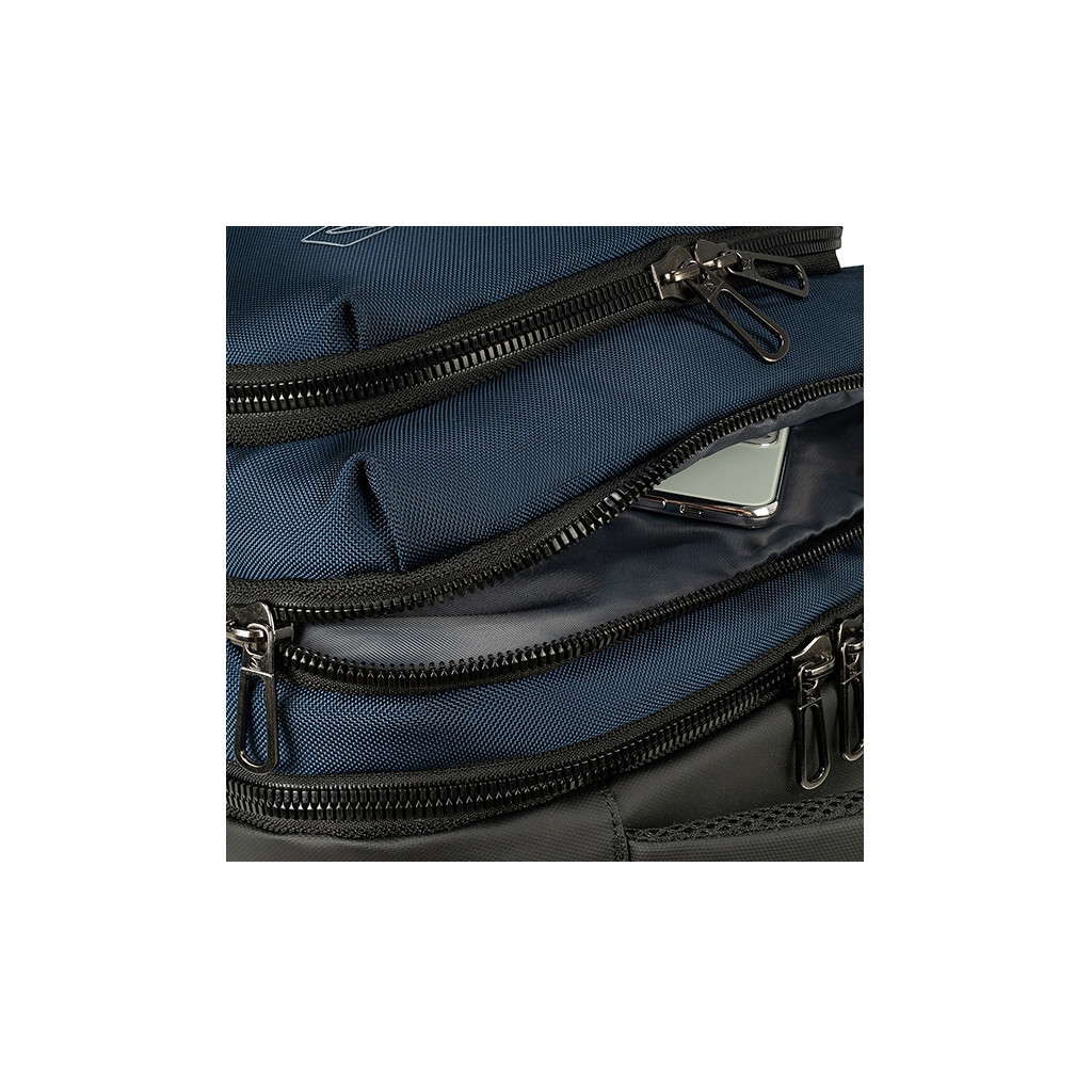 Рюкзак для ноутбука Tucano 15.6" Marte Gravity AGS, Blue (BKMAR15-AGS-B) - зображення 9