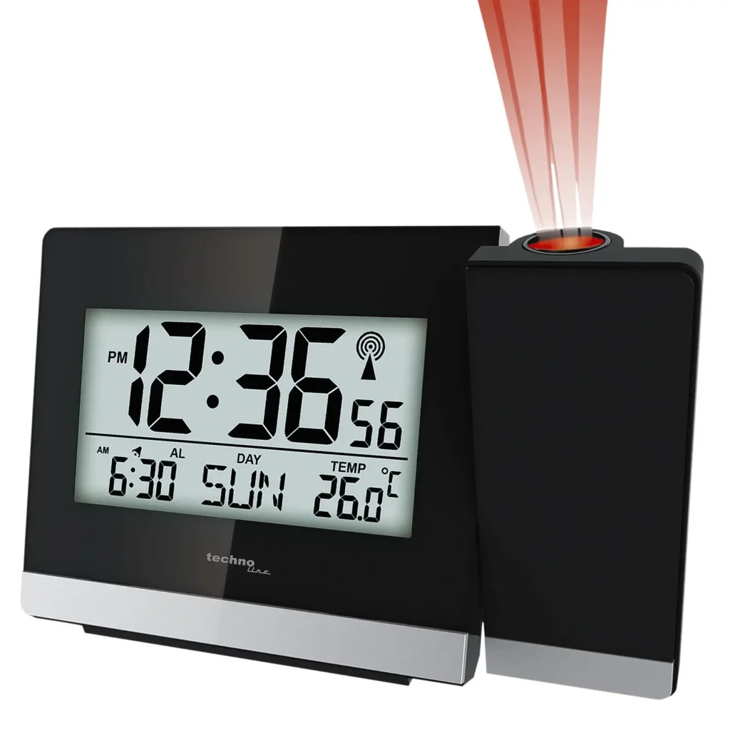 Настільний годинник Technoline WT536 проекційний Black (DAS301196) - зображення 2