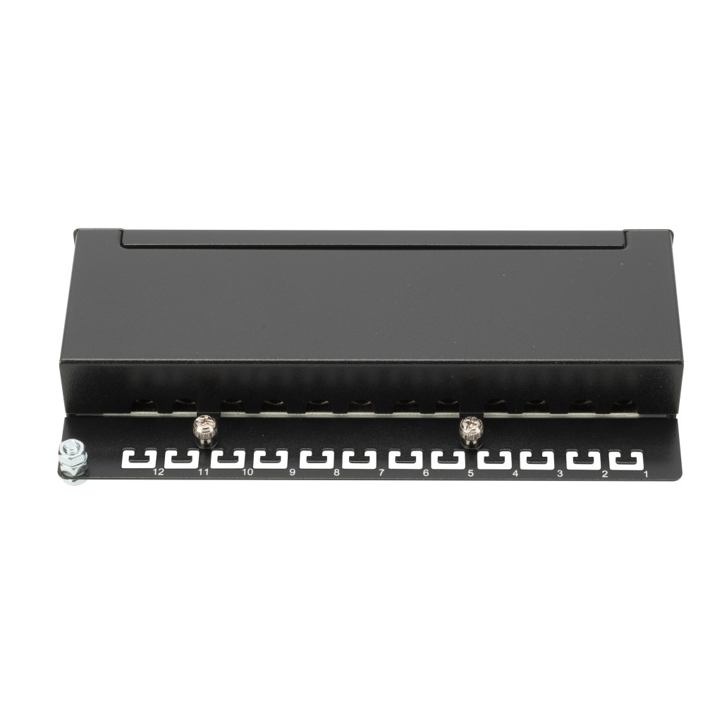Патч-панель настільна 12 портів cat.6A STP Digitus (DN-91612SD-EA) - изображение 6