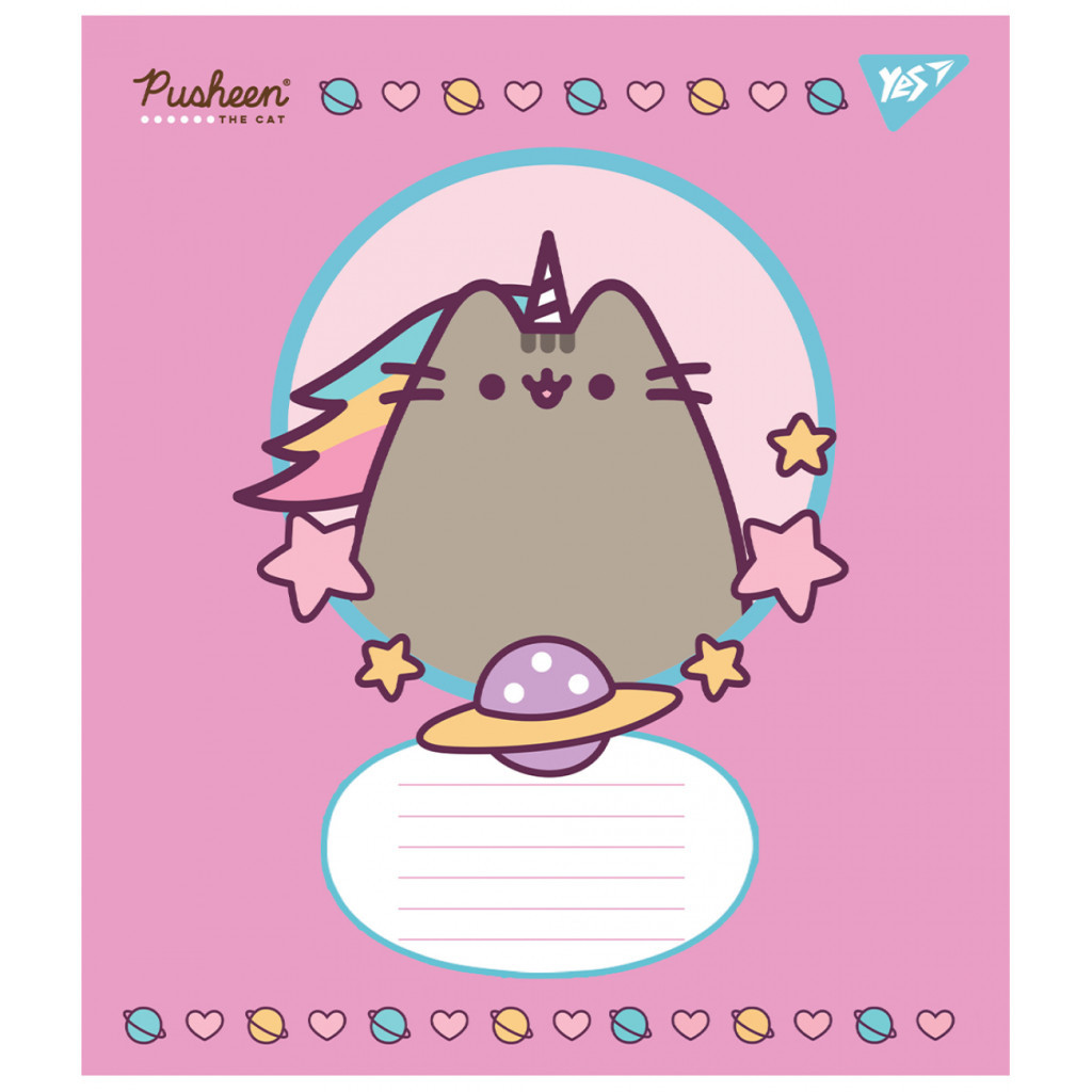 Зошит Yes Pusheen 12 аркушів лінія (766951) - зображення 6