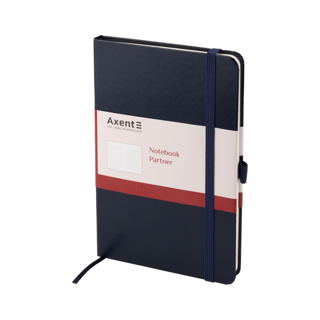 Книга записна Axent Partner Grand 295х210 мм A4 100 аркушів в клітинку Синя (8203-02-A) - зображення 2