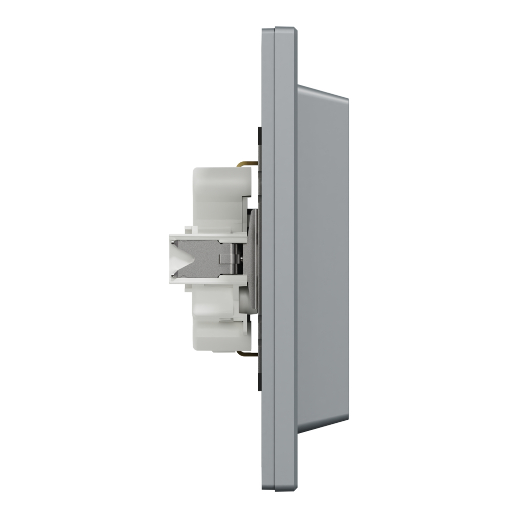 Розетка Schneider Electric ASFORA із заземленням подвійна сталь 16А (EPH9900162) - изображение 3