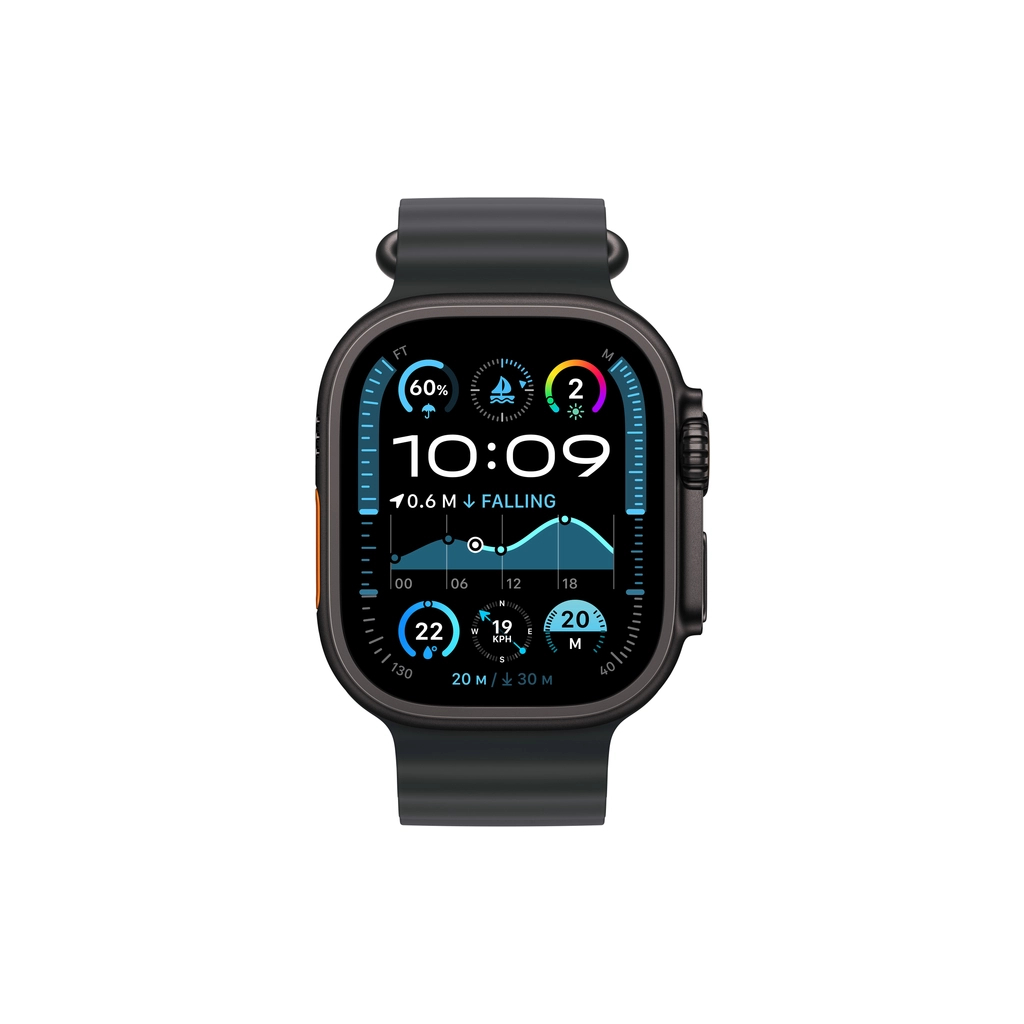 Смарт-годинник Apple Watch Ultra 2 2024 GPS + Cellular 49mm Black Titanium Case with Black Ocean Band (MX4P3UL/A) - изображение 2