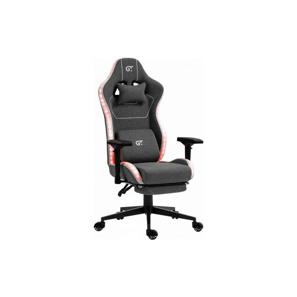 Крісло ігрове GT Racer X-2306 Gray (X-2306 Fabric Gray L) - зображення 4