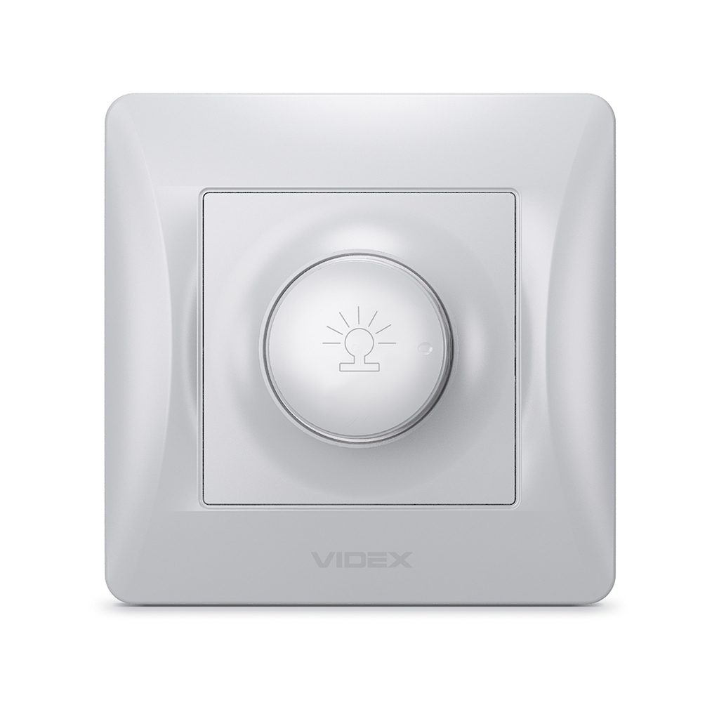 Світлорегулятор Videx BINERA 600Вт сереб (VF-BNDM600-SS) - изображение 1