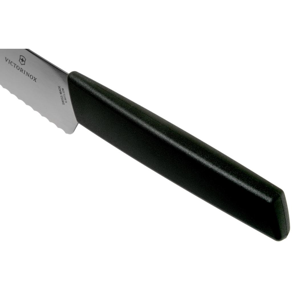 Кухонний ніж Victorinox SwissModern Bread and Pastry Knife 22 см Black (6.9073.22WB) - зображення 5