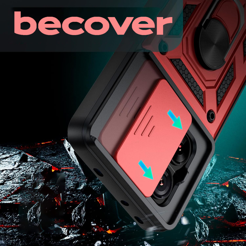 Чохол до мобільного телефона BeCover Military Xiaomi 13T/13T Pro Red (710560) - зображення 5