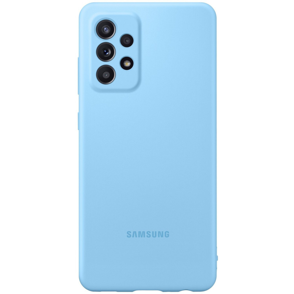 Чохол до мобільного телефона Samsung Galaxy A52/A525 Silicone Cover Blue (EF-PA525TLEGRU) - зображення 3