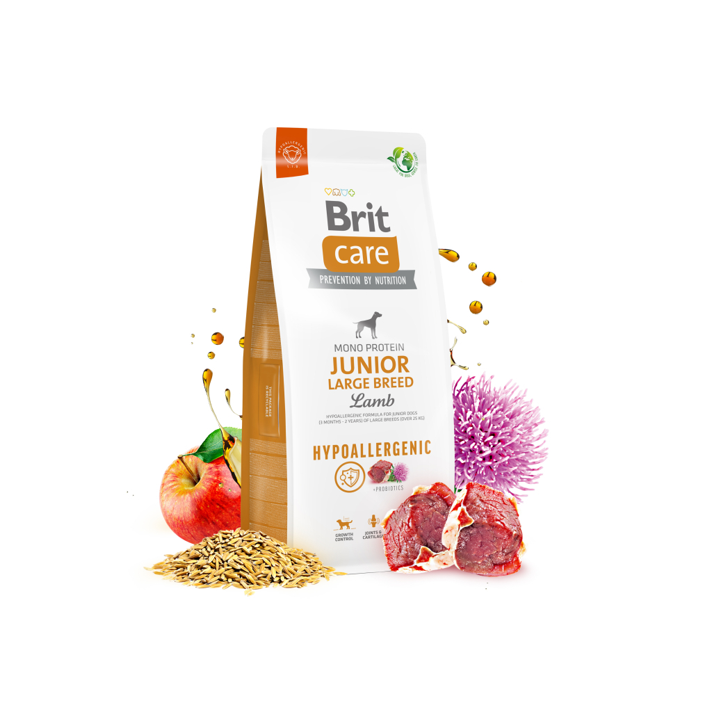 Сухий корм для собак Brit Care Dog Hypoallergenic Junior Large Breed з ягням 3 кг (8595602559053) - зображення 2