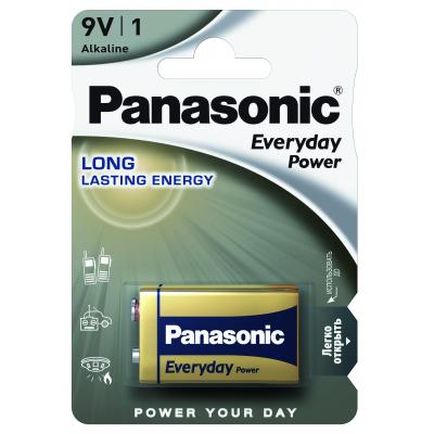 Батарейка Panasonic Крона 6LR61 Everyday Power * 1 (6LR61REE/1B) - зображення 1